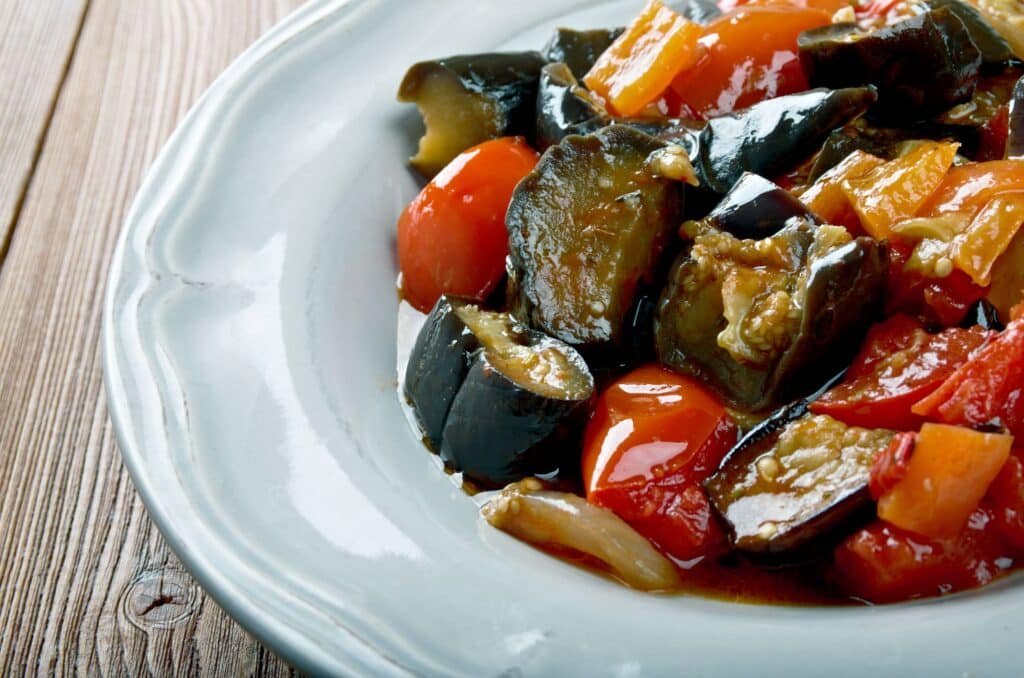 Caponata is an easy to prepare traditional Sicilian dish