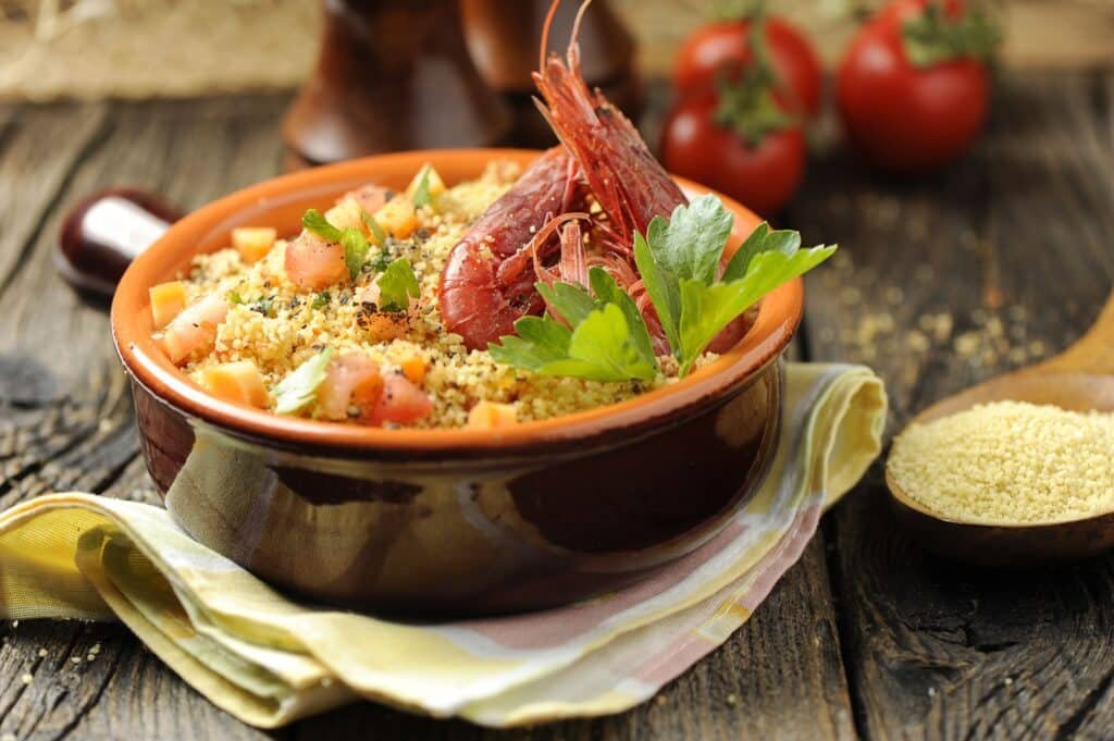 Couscous is a popular dish in western Sicily