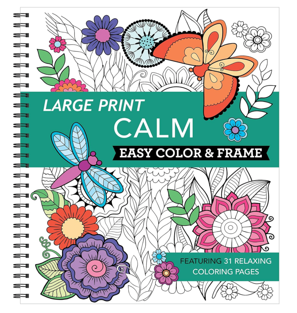 Large Print Easy Color & Frame on Amazon