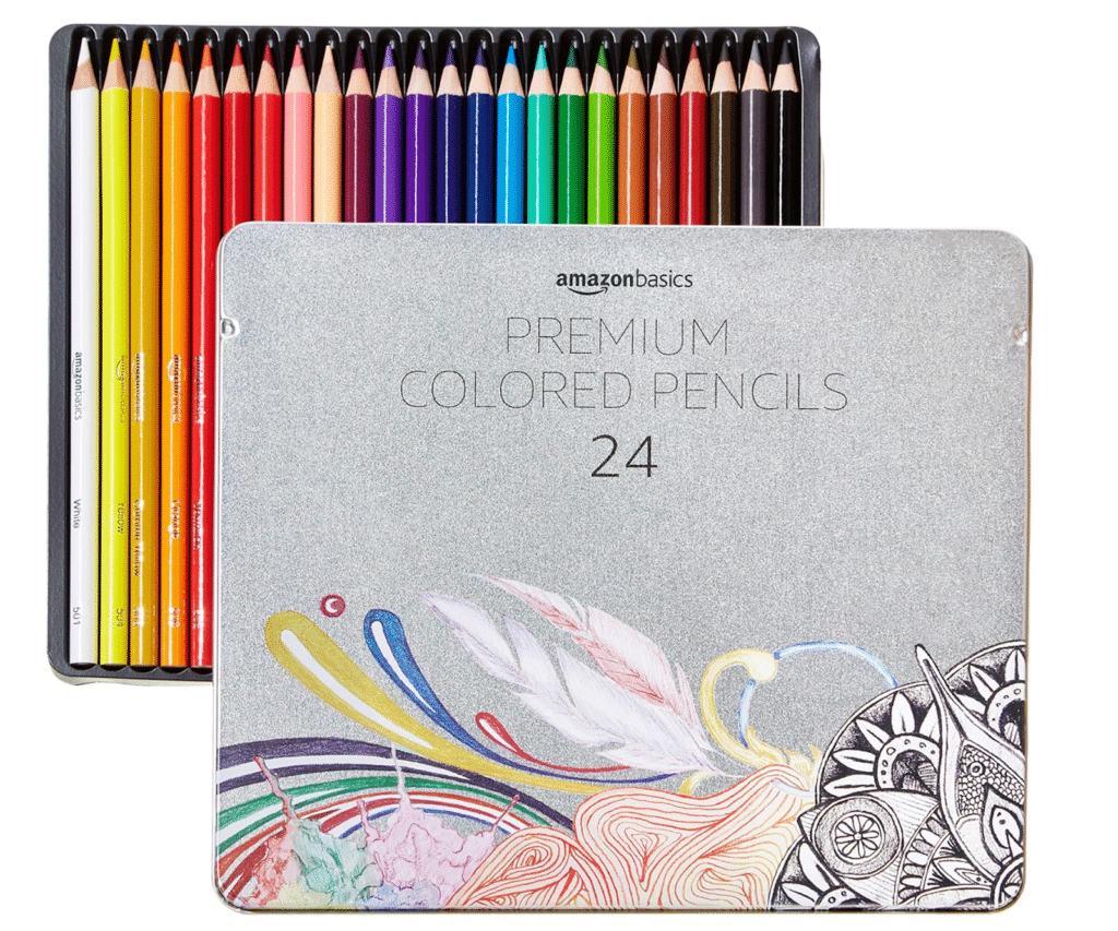 Amazon Basics Colored Pencils for Coloring and Drawing