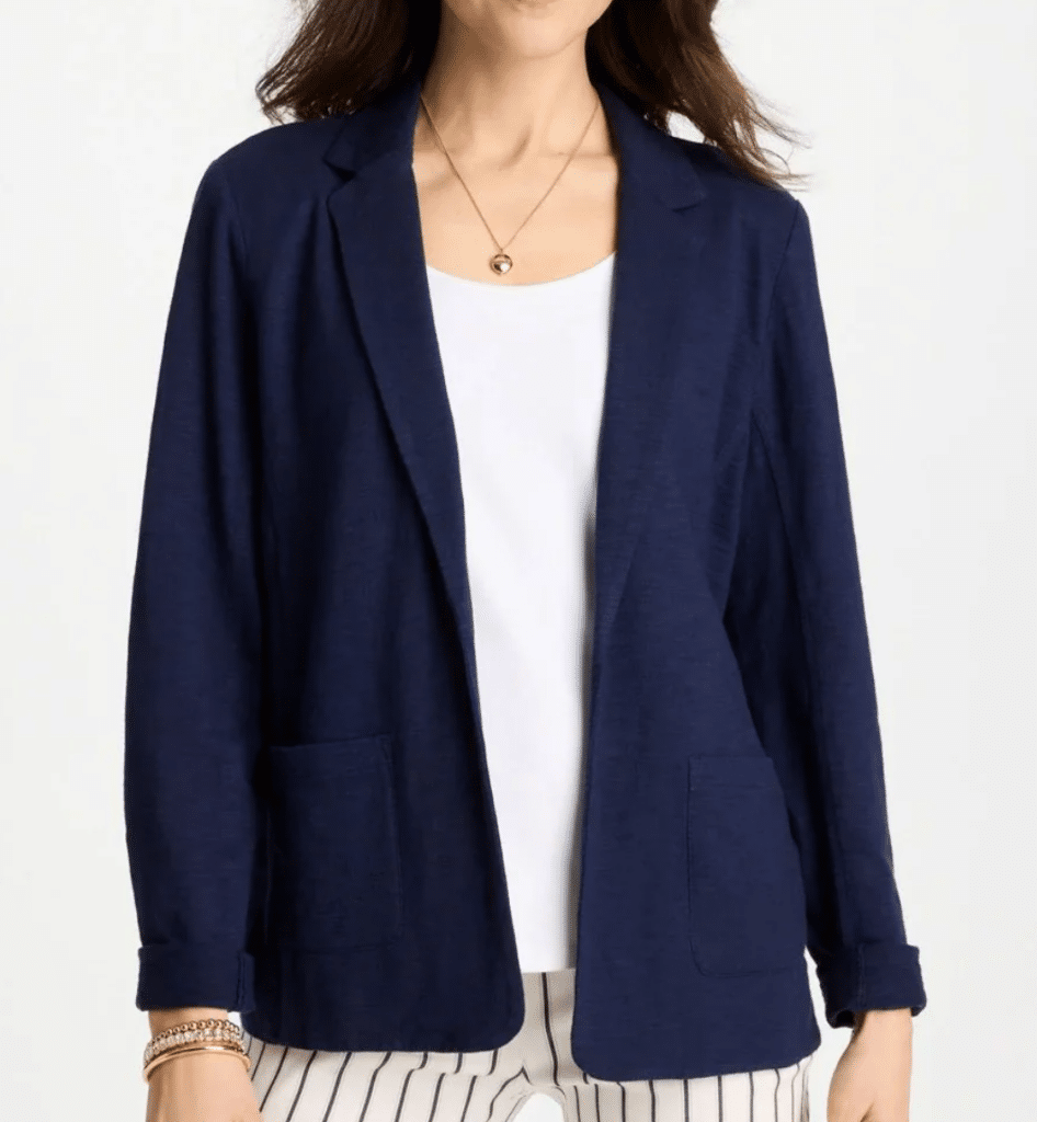 Chico’s Slub Knit Blazer
