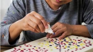 Squeegee Painting For Grown-Ups | Sixty And Me